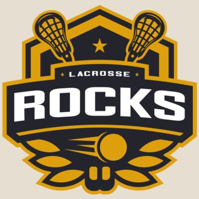 Rocks Lacrosse Logo Template Thumbnail
