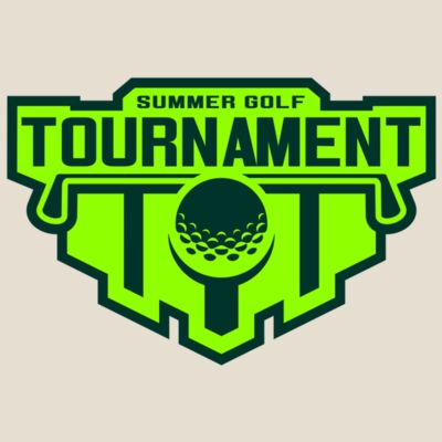 Tournament Summer golf logo template Thumbnail