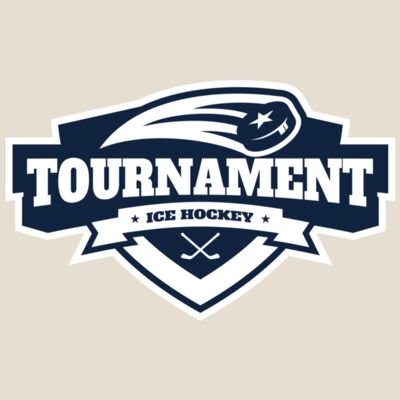 Tournament Ice Hockey logo template 02 Thumbnail