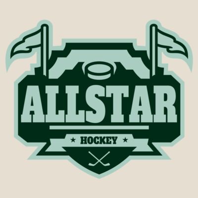 All Star Hockey Tournament logo template 02 Thumbnail