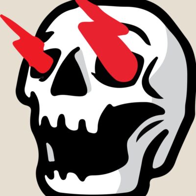 Elements Skull logo template Thumbnail