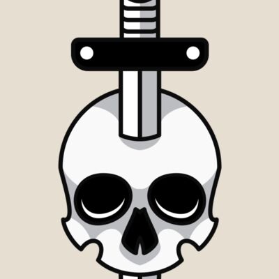 Elements Skull logo template 07 Thumbnail