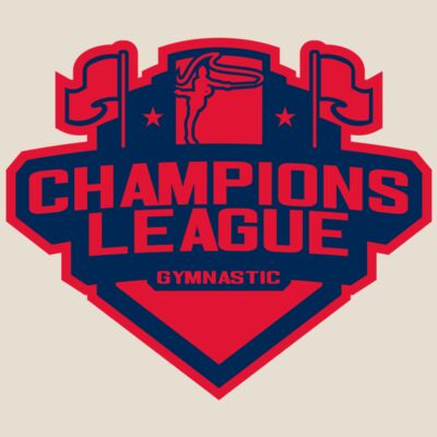 Champions League Gymnastic logo template Thumbnail