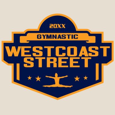 West Coast Street Gymnastic logo template 02 Thumbnail
