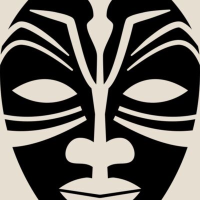 Maori Tribal Mask Thumbnail