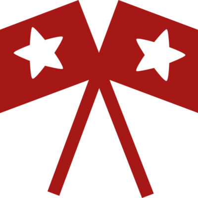 Crossed Patriotic Flags Thumbnail